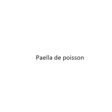Paella de poisson